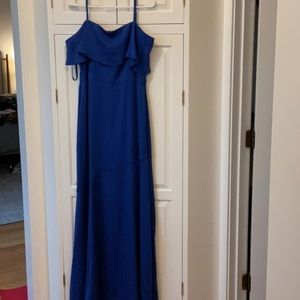 Shoshanna NWT royal blue trumpet gown
